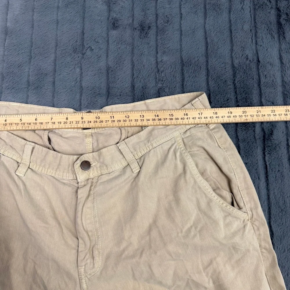 Banana Republic Athletic Fit Chino Pants Tan Khaki Cotton 38x32 Mens